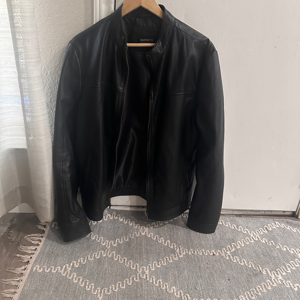 Barney’s original leather jacket